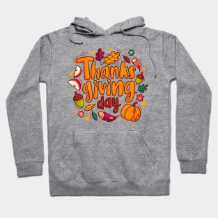 Thanks Giving Illustration Hoodie